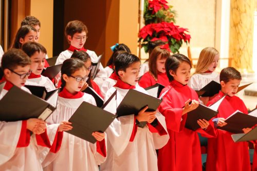 Christmas Mass with Children's choir at St. Theresa