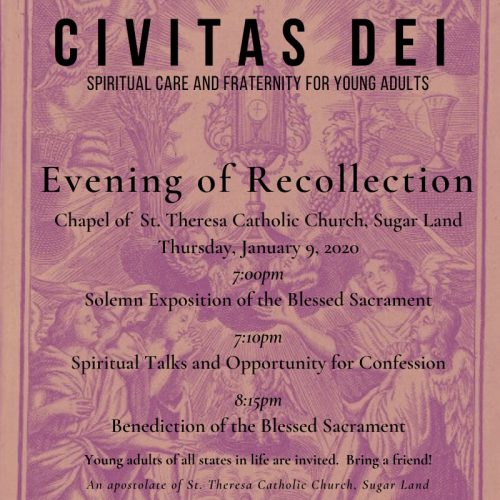 Civitas Dei Evening of Recollection
